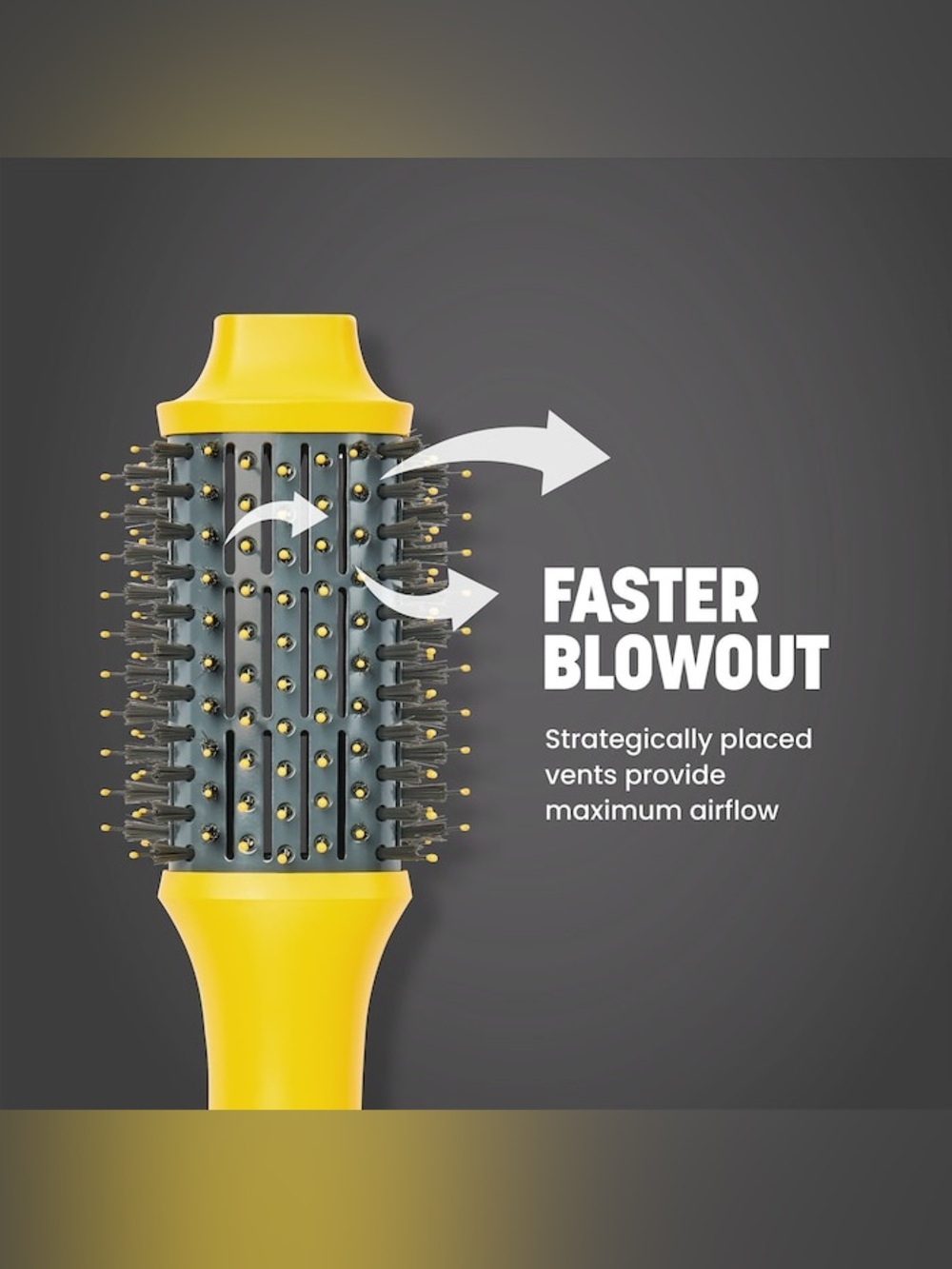 Drybar Double Shot Blow-Dryer Brush with Yellow Accents - Picture 8 of 15
